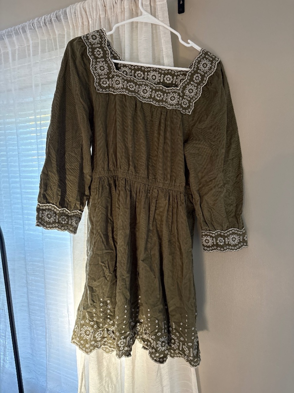 Madewell green dress